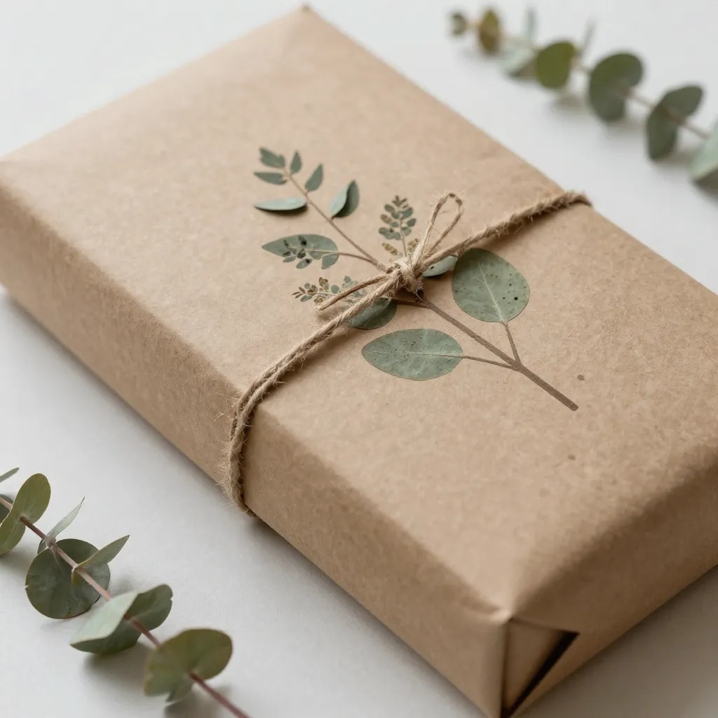 Minimalist sustainable wrapping